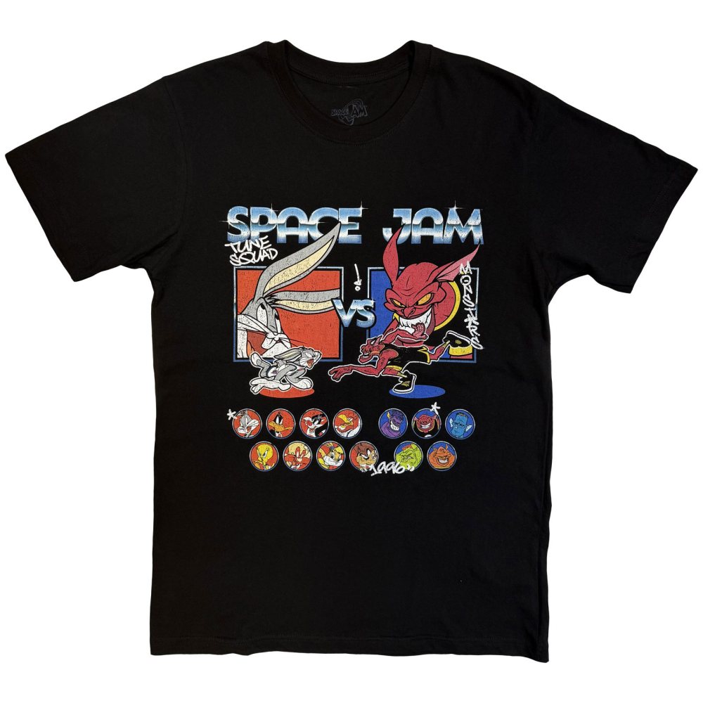 Space Jam - Tune Squad vs Monstars Homage Tshirt Homme - Noir